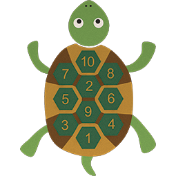 Turtle With Numbers