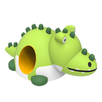 Crocodile with tube