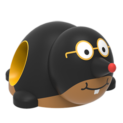 Mole with tube