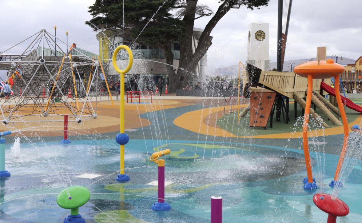 Water feature new brighton christchurch
